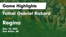 Father Gabriel Richard  vs Regina  Game Highlights - Dec. 15, 2023