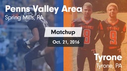 Matchup: Penns Valley Area vs. Tyrone  2016