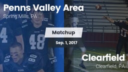 Matchup: Penns Valley Area vs. Clearfield  2017