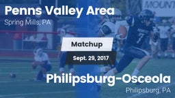Matchup: Penns Valley Area vs. Philipsburg-Osceola  2017