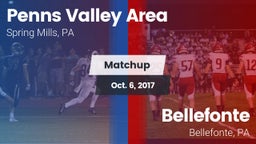 Matchup: Penns Valley Area vs. Bellefonte  2017