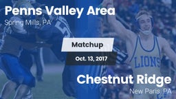 Matchup: Penns Valley Area vs. Chestnut Ridge  2017