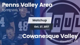 Matchup: Penns Valley Area vs. Cowanesque Valley  2017