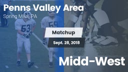 Matchup: Penns Valley Area vs. Midd-West 2018