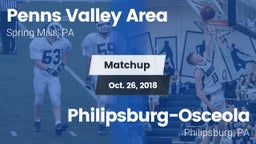 Matchup: Penns Valley Area vs. Philipsburg-Osceola  2018