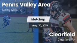 Matchup: Penns Valley Area vs. Clearfield  2019