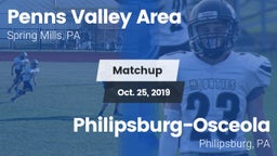 Matchup: Penns Valley Area vs. Philipsburg-Osceola  2019