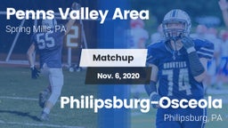 Matchup: Penns Valley Area vs. Philipsburg-Osceola  2020