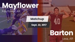 Matchup: Mayflower High vs. Barton  2017