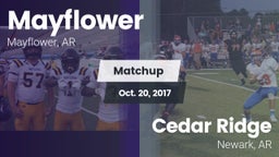 Matchup: Mayflower High vs. Cedar Ridge  2017