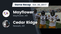 Recap: Mayflower  vs. Cedar Ridge  2017