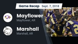 Recap: Mayflower  vs. Marshall  2018
