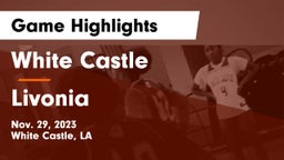 White Castle  vs Livonia  Game Highlights - Nov. 29, 2023