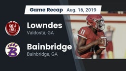 Recap: Lowndes  vs. Bainbridge  2019