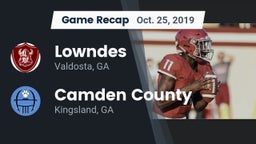 Recap: Lowndes  vs. Camden County  2019