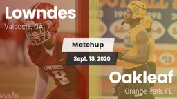 Matchup: Lowndes  vs. Oakleaf  2020
