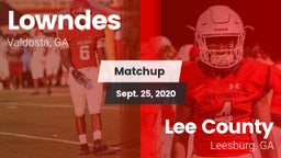 Matchup: Lowndes  vs. Lee County  2020