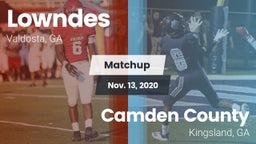 Matchup: Lowndes  vs. Camden County  2020