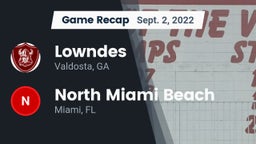 Recap: Lowndes  vs. North Miami Beach  2022