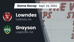 Recap: Lowndes  vs. Grayson  2022