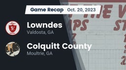 Recap: Lowndes  vs. Colquitt County  2023