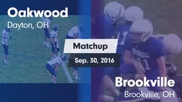 Matchup: Oakwood  vs. Brookville  2016