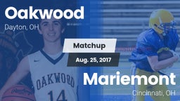 Matchup: Oakwood  vs. Mariemont  2017