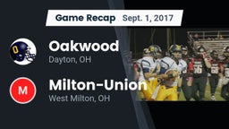 Recap: Oakwood  vs. Milton-Union  2017