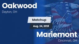 Matchup: Oakwood  vs. Mariemont  2018