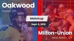 Matchup: Oakwood  vs. Milton-Union  2019