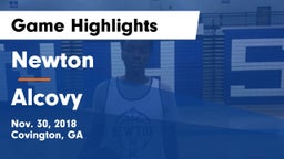 Newton  vs Alcovy  Game Highlights - Nov. 30, 2018