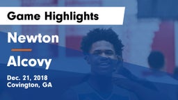Newton  vs Alcovy Game Highlights - Dec. 21, 2018