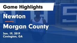 Newton  vs Morgan County Game Highlights - Jan. 19, 2019