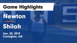 Newton  vs Shiloh  Game Highlights - Jan. 30, 2019