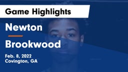 Newton  vs Brookwood  Game Highlights - Feb. 8, 2022
