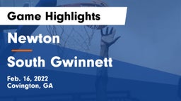 Newton  vs South Gwinnett  Game Highlights - Feb. 16, 2022