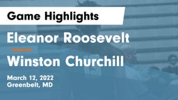 Eleanor Roosevelt  vs Winston Churchill  Game Highlights - March 12, 2022