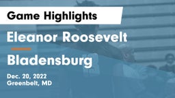 Eleanor Roosevelt  vs Bladensburg  Game Highlights - Dec. 20, 2022