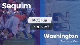 Matchup: Sequim vs. Washington  2018
