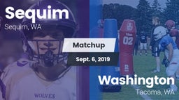 Matchup: Sequim vs. Washington  2019