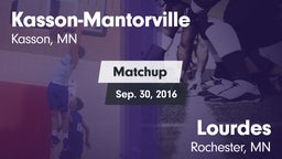 Matchup: Kasson-Mantorville vs. Lourdes  2016
