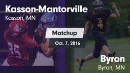 Matchup: Kasson-Mantorville vs. Byron  2016