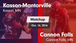 Matchup: Kasson-Mantorville vs. Cannon Falls  2016