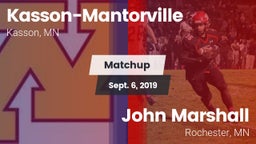 Matchup: Kasson-Mantorville vs. John Marshall  2019