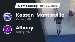 Recap: Kasson-Mantorville  vs. Albany  2020