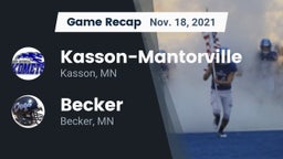 Recap: Kasson-Mantorville  vs. Becker  2021