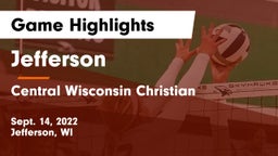 Jefferson  vs Central Wisconsin Christian  Game Highlights - Sept. 14, 2022