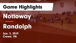 Nottoway  vs Randolph  Game Highlights - Jan. 2, 2019