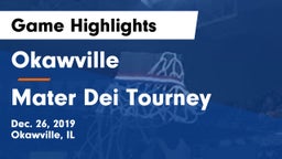 Okawville  vs Mater Dei Tourney Game Highlights - Dec. 26, 2019
