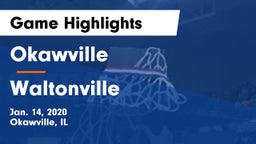 Okawville  vs Waltonville  Game Highlights - Jan. 14, 2020